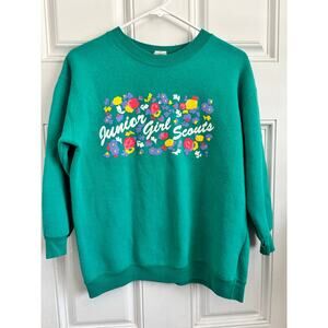 Vintage 80s Official Girl Scouts crewneck sweatshirt